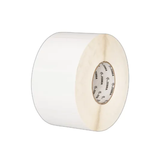Label, Polyester, 1.5x0.5in (38.1x12.7mm); TT, Z-Ultimate 4000T White, High Performance Coated, Permanent Adhesive, 3in (76.2mm) core, 9420/roll, 4/box, Plain