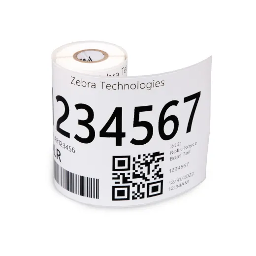 ZIPEGM10045247 - Label, Synthetic, 4x6in (101.6x152.4mm); DT, EnduraGuard 4000D, Coated, Acrylic, 0.75in (19.1mm) core, 78/roll, 36 /box, plain