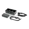 3 slot battery charger; ZQ600, QLn and ZQ500 Series; Includes power supply and Argentina power cord