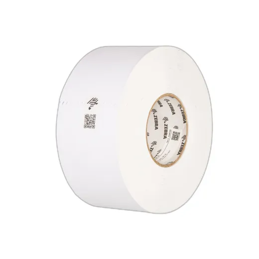 Label, Paper, 4x1.375in (101.6x34.9mm); TT, Z-Select 4000T, High Performance Coated, Permanent Adhesive, 3in (76.2mm) core, Plain