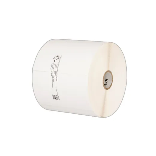 Label, Kimdura, 4x4in (101.6x101.6mm); TT, 8000T Primary Blood Bag, Coated, All-Temp Adhesive, 3in (76.2mm) core, 1110/roll, 4/box, Plain