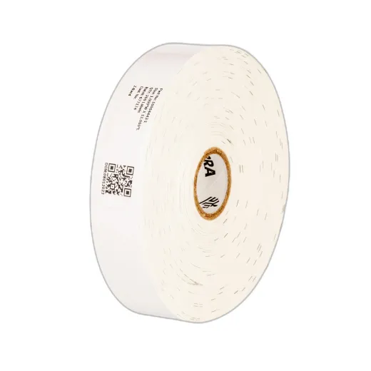 Wristband, Polypropylene, 1x11in (25.4x279.4mm); Direct thermal, Z-Band Direct, Adhesive closure, 1in (25.4mm) core, 200/roll, 6/box, Red. Black mark sensing.