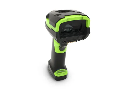 LI3678-SR Rugged Green Vibration Motor Standard Cradle USB KIT: LI3678-SR0F003VZWW Scanner, CBA-U42-S07PAR Shielded USB Cable supports 12V p/s, STB3678-C100F3WW Cradle, PWR-BGA12V50W0WW Power Supply and CBL-DC-451A1-01 DC Line Cord