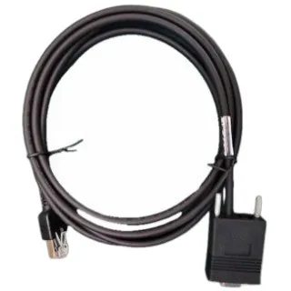 Cable - RS232: DB9 Female, 7ft. (2.1m), Straight, TxD on 2, TTL Current Limit Protection, Black