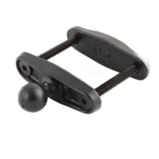 RAM forklift clamp 2.5 max width square rail base with 1 ball used with fork lift holder (MNT-MC93-FLCH-01 or MNT-MC33-FLCH-01).