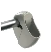 Mount designed for shopping cart handles to accommodate a single PS2-/PS30-compatible device. Hands-free scanning will activate upon detection of the mounted device on the cart.