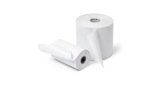 LABEL, PAPER, 105X280M; DIRECT THERMAL, ZEROLINER 4500D, PERMANENT ADHESIVE,76MM CORE, 200MM OD 4/BOX