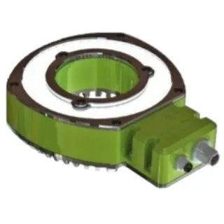 LED Ring Light, 100MM, Red-625 Wavelength, 5-Pin Male M12 Connector, Semi-Diffused, Includes Transparent and Opaque Diffusers