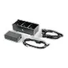 3 slot battery charger; ZQ600, QLn and ZQ500 Series; Includes power supply and Brazil power cord