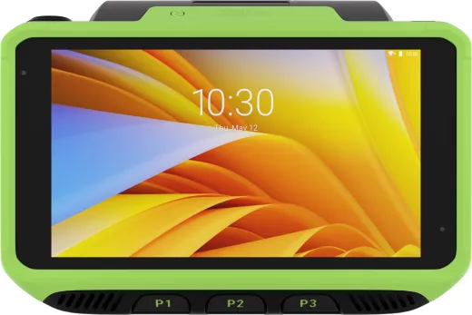 WT6400 Wearable Terminal, Touch Display, Extended Battery (5000mAh), 6GB RAM/64GB Flash, 13MP Side Camera, Rugged Connectors, Rest of World. Operating temp -30C/-22F to 50C/122F. Mounts must be ordered separately.