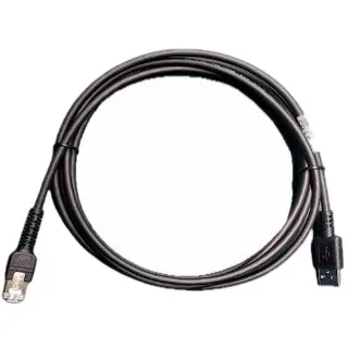 Cable - Shielded USB: Series A, 7ft. (2.1m), Straight, Black