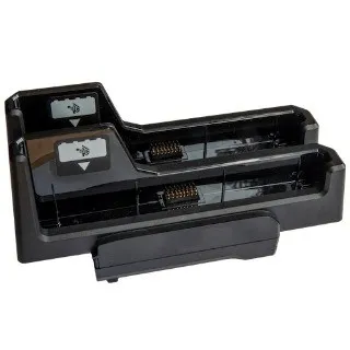 SAC-ET6X-2SCHG-01 - ET6x Two Slot Battery Charger. Requires: Power Supply PWR-BGA12V50W0WW, DC Line Cord CBL-DC-388A1-01 and country specific 3 wire AC Line Cord.