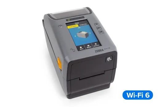 Thermal Transfer Printer (74M) ZD611R, Color Touch LCD; 300 dpi, USB, USB Host, Ethernet, 802.11ax, BT5.3, USA/Canada, RFID - UHF, US Cord, Swiss Font, EZPL