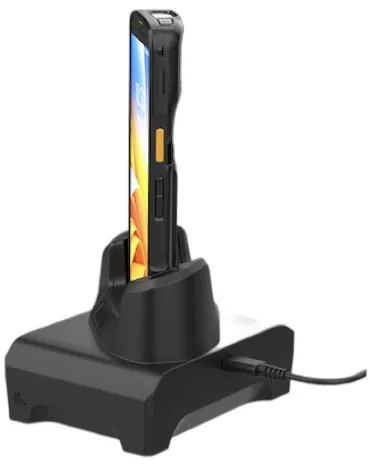 Charge-Only ShareCradle to charge one TC22 / TC27 device WITHOUT a protective boot. Sold Separately: USB-C cable (CBL-TC5X-USBC2A-01) and country-specific USB power adapter.