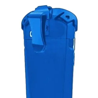 TC5X Healthcare Snap-on Carrying Clip. Healthcare blue disenfectant housing. Not compatible with Basic Handstrap (SG-TC51-BHDSTP1-03) or Rugged Boot/Exoskeleton (SG-TC51-EXO1-01)