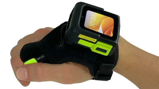 WS501 Wearable Solution, Back of Hand Mount, SE4770 Imager, 3GB/32GB Memory, 1300mAh Battery, Rest of World