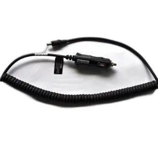 Cigarette lighter auto charger cable for TC58 / TC58e / TC78 vehicle cradles (CRD-TC58-WCVC-01 / CRD-TC78-WCVC-01). Includes tab on the barrel jack end for reliable connection to vehicle cradle.