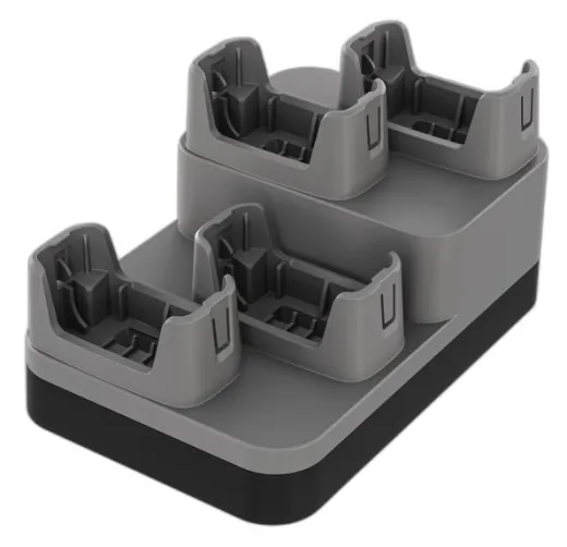 WS101/301 4-Slot Charger, Allows Charging of 4 WS101/301 Devices. Country Specific Power Supply (PWR-WUA5V45W1xx) and USB-C Cable (CBL-EC5X-USBC3A-01) are all sold separately.