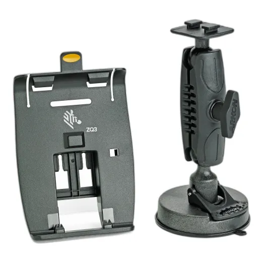 Vehicle holder for ZQ300 Series; attaches to Windshield