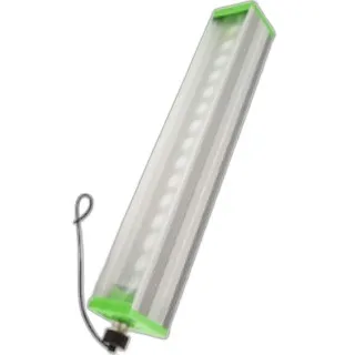 LED Bar Light, 300MM, Red-625 Wavelength, 5-Pin Male M12 Connector, Semi-Diffused, Includes Transparent and Opaque Diffusers