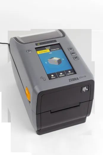 Thermal Transfer Printer (74M) ZD611R, Color Touch LCD; 203 dpi, USB, USB Host, Ethernet, 802.11ac, BT4, USA/Canada, RFID - UHF, US Cord, Swiss Font, EZPL, TAA