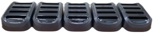 TC21/TC26 20-Slot Battery Charger, supports both Basic and Extended Batteries.  (power supply, DC cable and AC line cord sold separately (PWR-BGA12V108W0WW, CBL-DC-381A1-01)