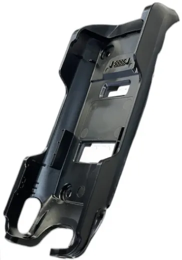 Sled adapter with e-Connex port for direct wired connection and charging allows TC22 / TC27 devices to be mounted on top of RFD40.