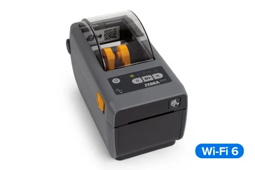 Direct Thermal Printer ZD411; 203 dpi, USB, USB Host, Modular Connectivity Slot, 802.11ax, BT5.3, USA/Canada, US Cord, Swiss Font, EZPL