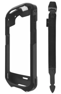 TC51 / TC56; TC52 / TC52x / TC52ax / TC57 / TC57x  rugged boot (SG-TC51-ECONHS-01) with hand strap. Note: This accessory is a consumable and may require replacement during the device’s lifespan.