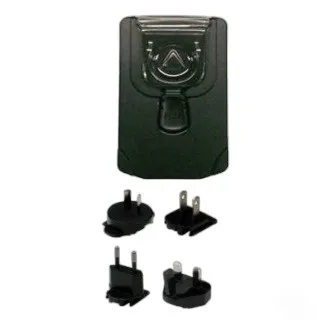 Level VI AC/DC Power Supply Wall Adapter,with AU, US, EU, and UK Adapter Clips. AC Input: 100-240V, 0.2A. DC Output: 5.2V, 1.2A, 6W. Requires: USB to Micro-USB or USB to Device Specific Cable cup and BR Adapter clip.