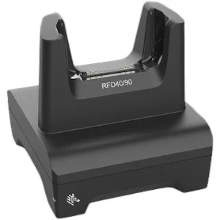 RFD40, 1 Device Slot/0 Toaster Slots, Communication Cradle with support for Universal/3rd Party. Requires Power Supply (PWR-BGA12V50W0WW), DC Line Cord (CBL-DC-388A1-01), and Country Specific Line Cord.