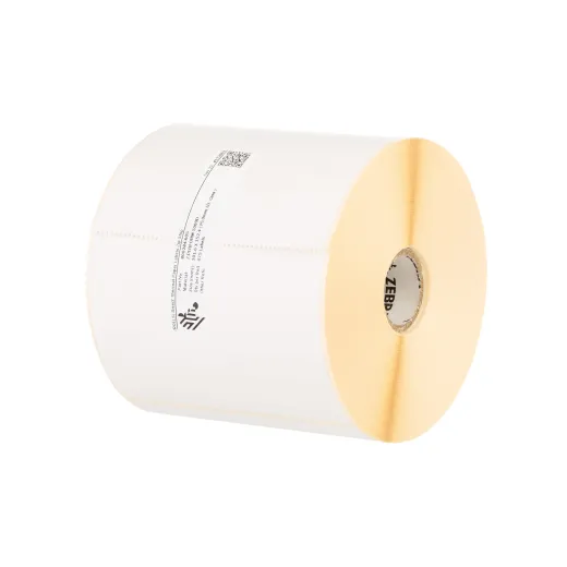 Label, Paper, 4x3in (101.6x76.2mm); DT, Z-Perform 1000D, Value Uncoated, Permanent Adhesive, 0.75in (19.1mm) core, 155/roll, 36/box, Plain