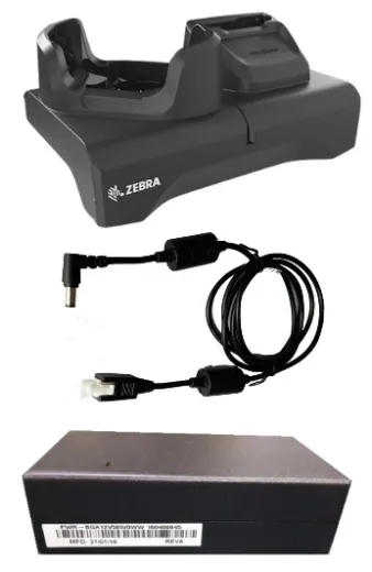 CRD-NGTC7-2SE1B - Single-slot and spare battery charging cradle kit with USB communication / Ethernet capability for TC73 / TC78. Includes power supply (PWR-BGA12V50W0WW), DC cable (CBL-DC-388A1-01) and shims (SHIM-CRD-NGTC7). Country-specific AC cable is sold separately.&nbsp;