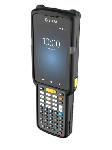 Brick Straight Shooter, 802.11 a/b/g/n/AX (Wi-Fi 6), Bluetooth, 2D SE4770, 4.0 display, 38 Key, Extended Capacity Battery, Android GMS, Enterprise Browser pre-licensed, 4GB RAM/32GB ROM, Sensors, NFC, Rest of World