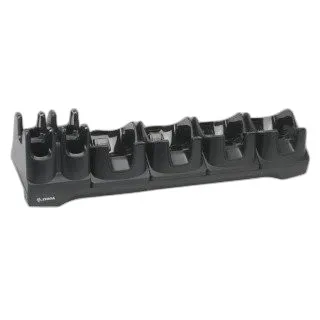 TC8X 4-Slot Ethernet Cradle with 4-Slot Spare Battery Charger.  Charges up to 4 devices and up to 4 spare batteries on the same cradle and provides Ethernet communication.  Requires Power Supply PWR-BGA12V108W0WW, DC Cord CBL-DC-381A1-01 and Country Specific Grounded 3-wire AC Line Cord