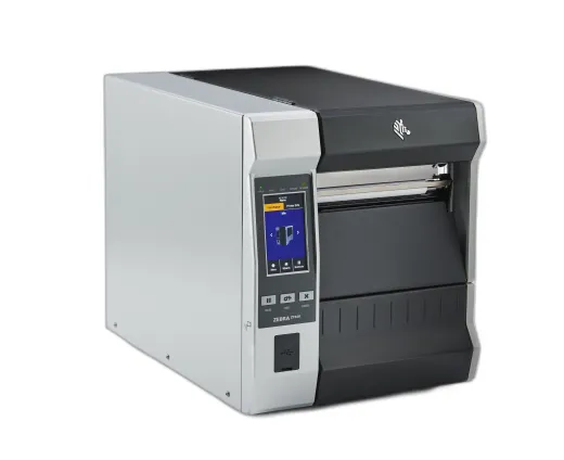 TT Printer ZT620; 6, 203 dpi, US cord, Serial, USB, Gigabit Ethernet, Bluetooth 4.2, USB Host, Wireless 802.11 AC Card: Rest of World (ROW), Tear, Color Touch, ZPL