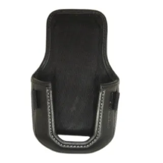 TC7x Soft Holster. Vertical orientation with open bucket design to accommodate hand strap and snap-on accessories such as the MSR for easy insertion and removal. Non-rotating. Note: This accessory is consumable and may require replacement during the device’s lifespan.