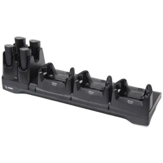 RFD40, 3 Device Slots/4 Toaster Slots, Charge Only Cradle with support for TC21/26. Requires Power Supply (PWR-BGA12V108W0WW), DC Line Cord (CBL-DC-382A1-01), and Country Specific Line Cord.