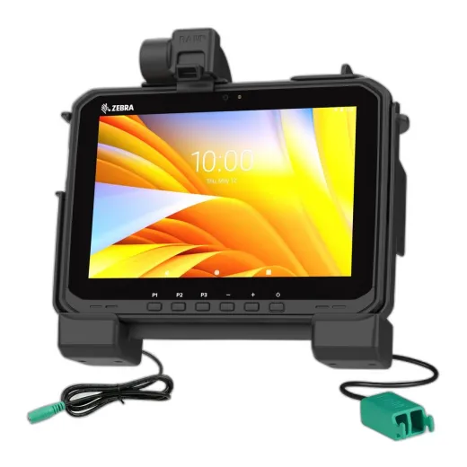 RAM Power + Dual USB Dock for ET6x. Note: Products sold that do not bear the Zebra brand name are serviced and supported exclusively by their manufacturers in accordance with terms and conditions packaged with the products. Zebra’s Limited Warranty does not apply to products that are not Zebra branded, even if packaged or sold with Zebra products. Please contact the manufacturer directly for technical support and customer service.