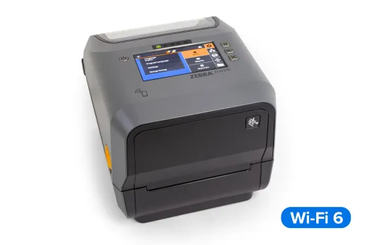 Thermal Transfer Printer (74/300M) ZD621R, Color Touch LCD; 203 dpi, USB, USB Host, Ethernet, Serial, 802.11ax, BT5.3, USA/Canada, RFID - UHF, US Cord, Swiss Font, EZPL