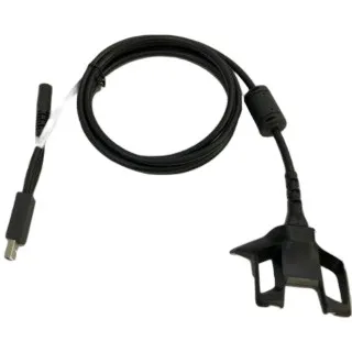 Snap-On USB Communication/Charge Cable. Attaches to the rear accessory port on the TC7X. For charging, PWR-BUA5V16W0WW, DC Cable CBL-DC-383A1-01 and Country specific AC Line Cord sold separately