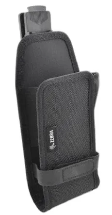 MC22 / MC27 Soft Holster. Allows the terminal to be worn on the belt or cross-body – the kit only includes the belt clip. The shoulder strap can be purchased separately (58-40000-007R). Not compatible with trigger handle installed. Note: This accessory is consumable and may require replacement during the device’s lifespan.