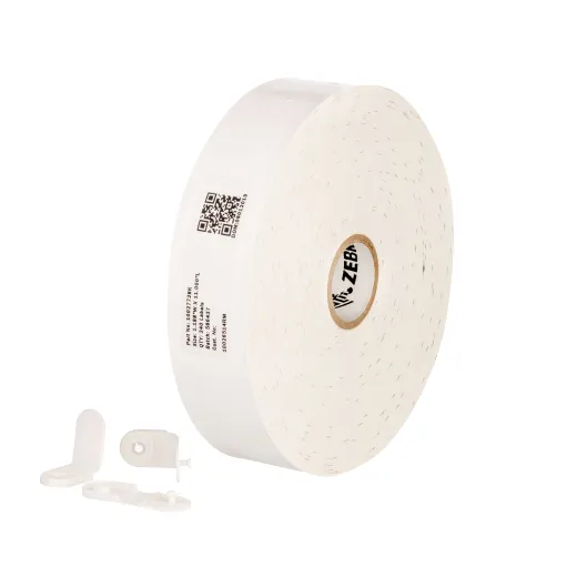 Wristband, Synthetic, 1x7in (25.4x177.8mm); DT, Z-Band QuickClip, Coated, 1in (25.4mm) core, 380/roll, Cartridge, Printed