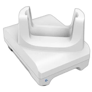 TC21/TC26 Healthcare White Single Slot Charge Only Cradle;  Supports device with/without trigger gun; Power Supply & USB C Cable sold separately (PWR-WUA5V12W0xx, CBL-TC5X-USBC2A-01