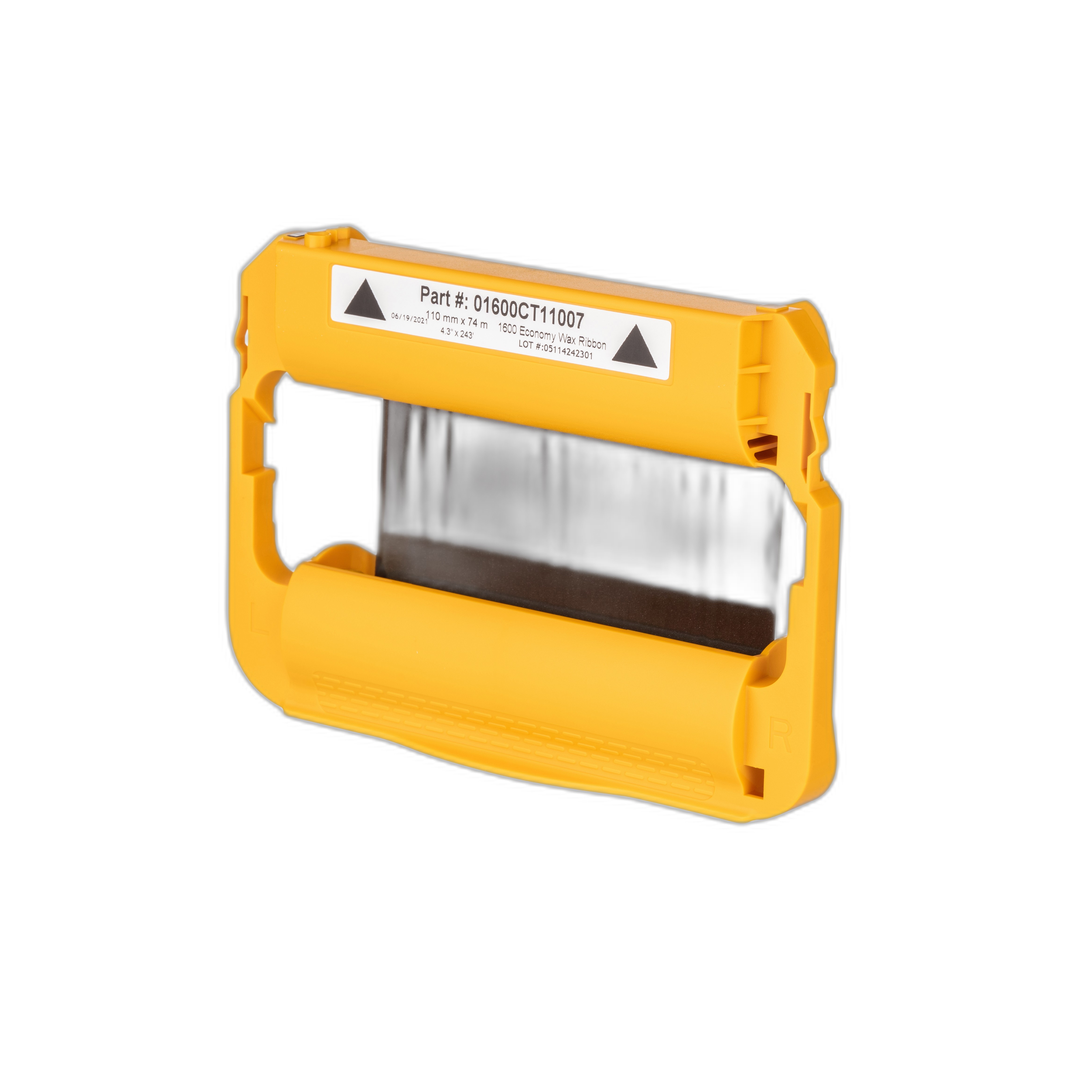 Wax/Resin Ribbon, 174mmx450m (6.85inx1476ft), 5555; Standard, 25mm (1in) core, 6/box