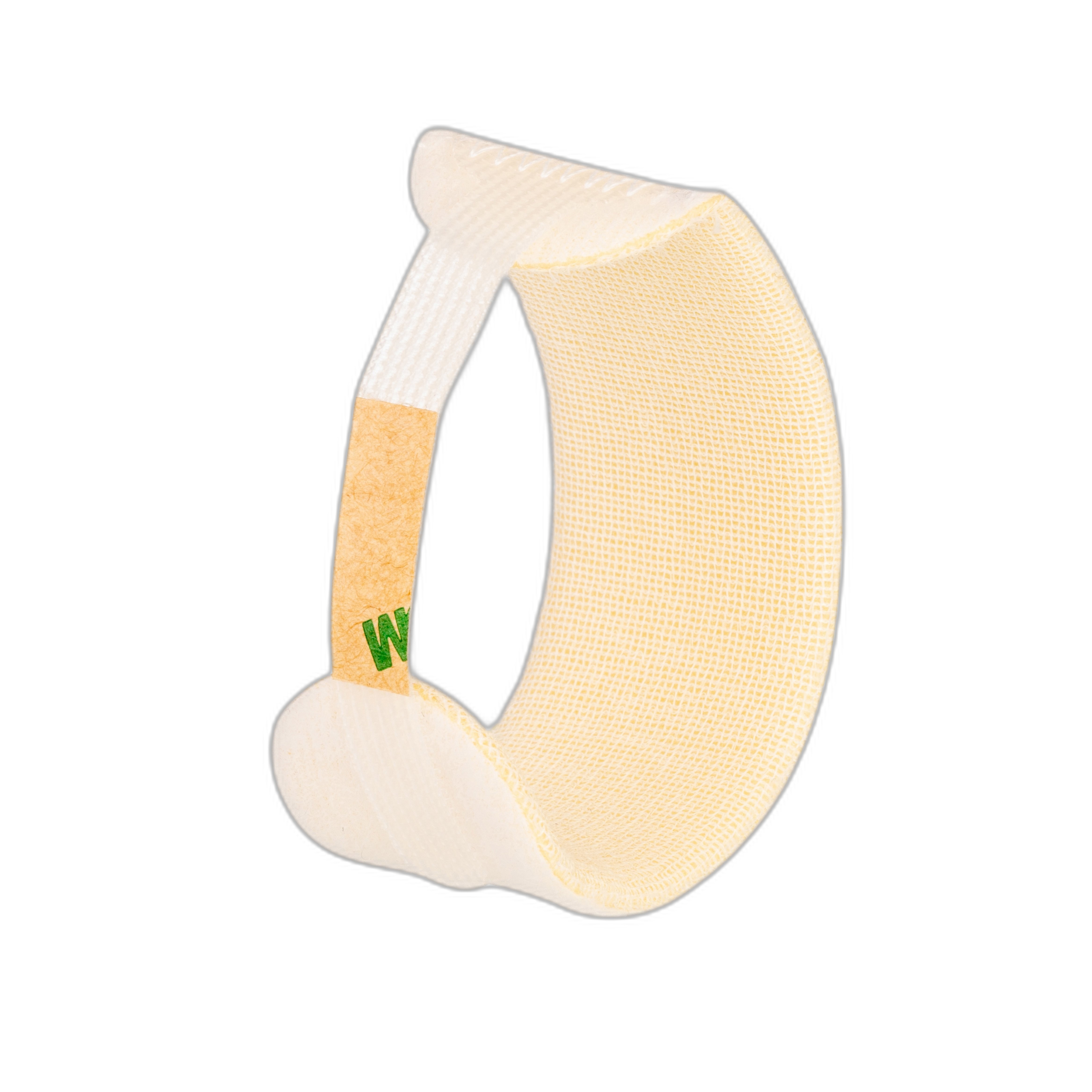 Wristband, Synthetic, 1.1875x11in (30.2x279.4mm); DT, Z-Band Ultra Soft Lam, Coated, Permanent Adhesive, 1in (25.4mm) core, Green, Printed