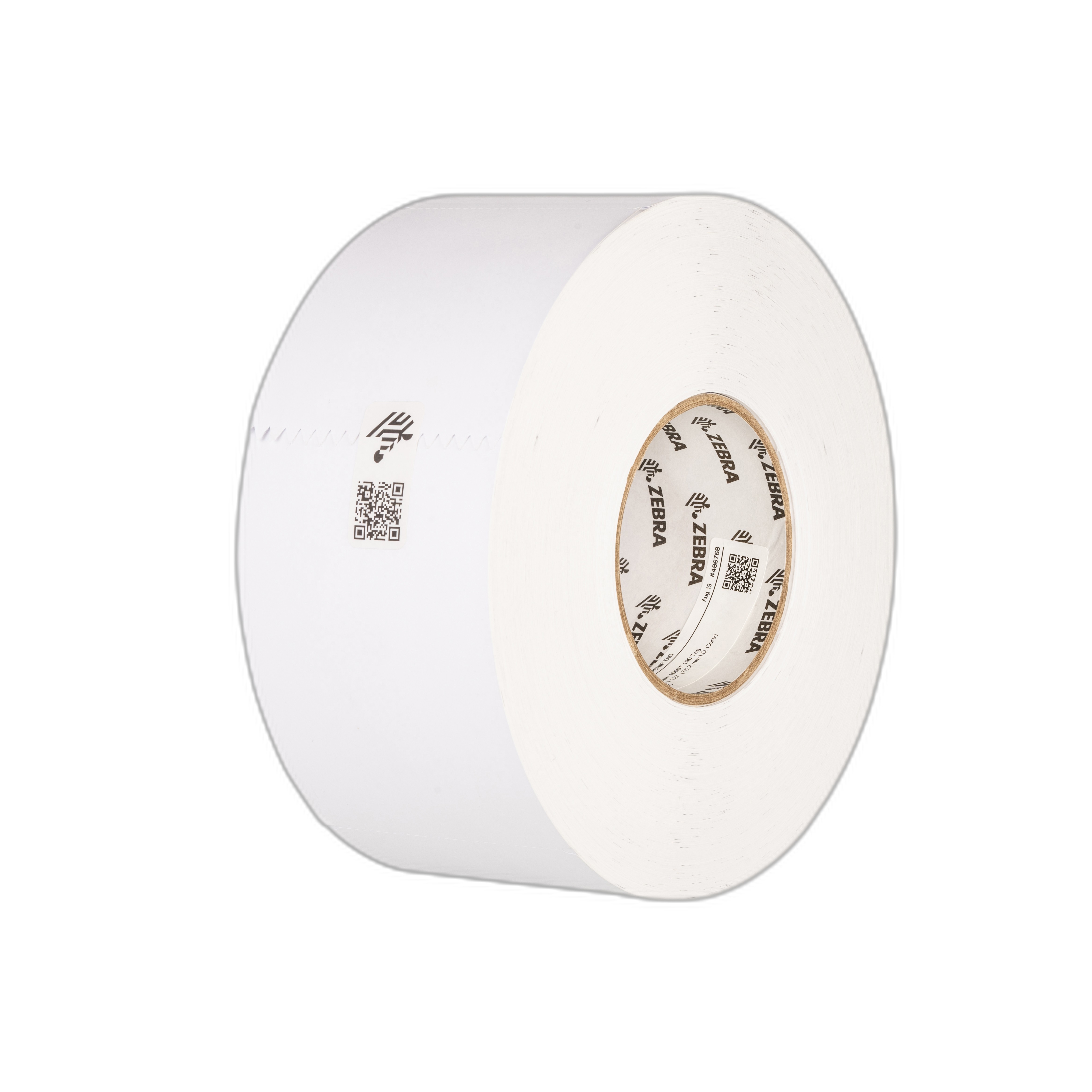 Label, Paper, 4x1.375in (101.6x34.9mm); TT, Z-Select 4000T, High Performance Coated, Permanent Adhesive, 3in (76.2mm) core, Plain