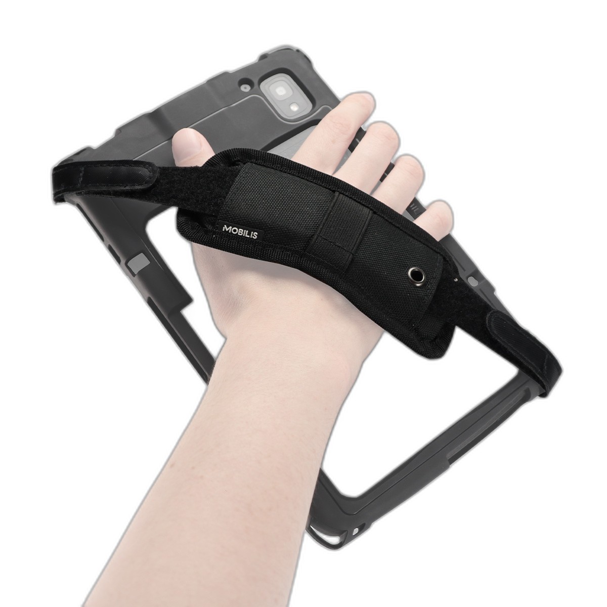 Mobilis Handstrap with stylus holder for 10'' ET40 / ET45.Note: Products sold that do not bear the Zebra brand name are serviced and supported exclusively by their manufacturers in accordance with terms and conditions packaged with the products. Zebra’s Limited Warranty does not apply to products that are not Zebra branded, even if packaged or sold with Zebra products. Please contact the manufacturer directly for technical support and customer service.