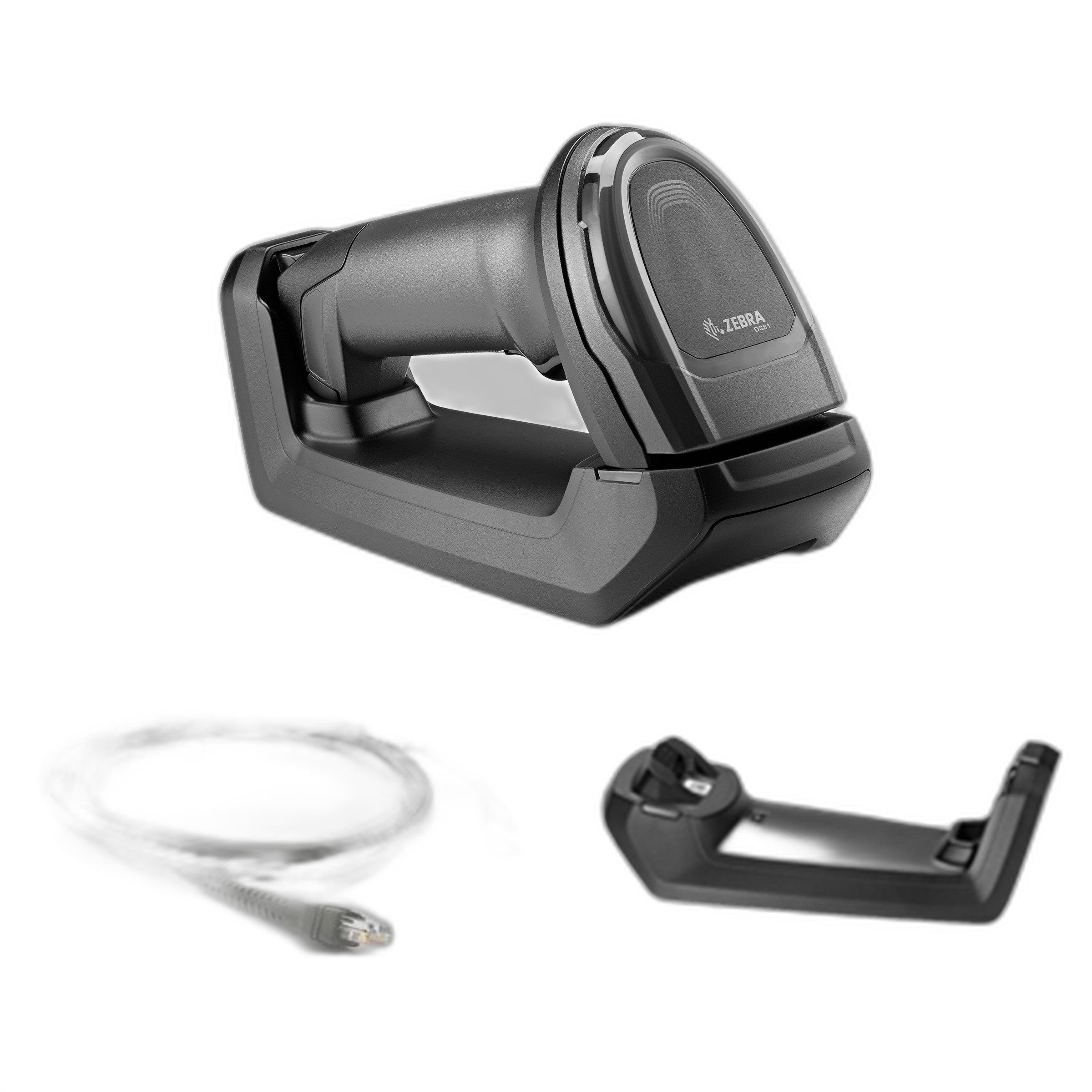 DS8178-SR7U2100SFW - DS8178-SR BLACK FIPS STANDARD CRADLE USB KIT: DS8178-SR0F007ZZWW SCANNER, CBA-U21-S07ZBR SHIELDED USB CABLE, CR8178-SC100F4WW CRADLE