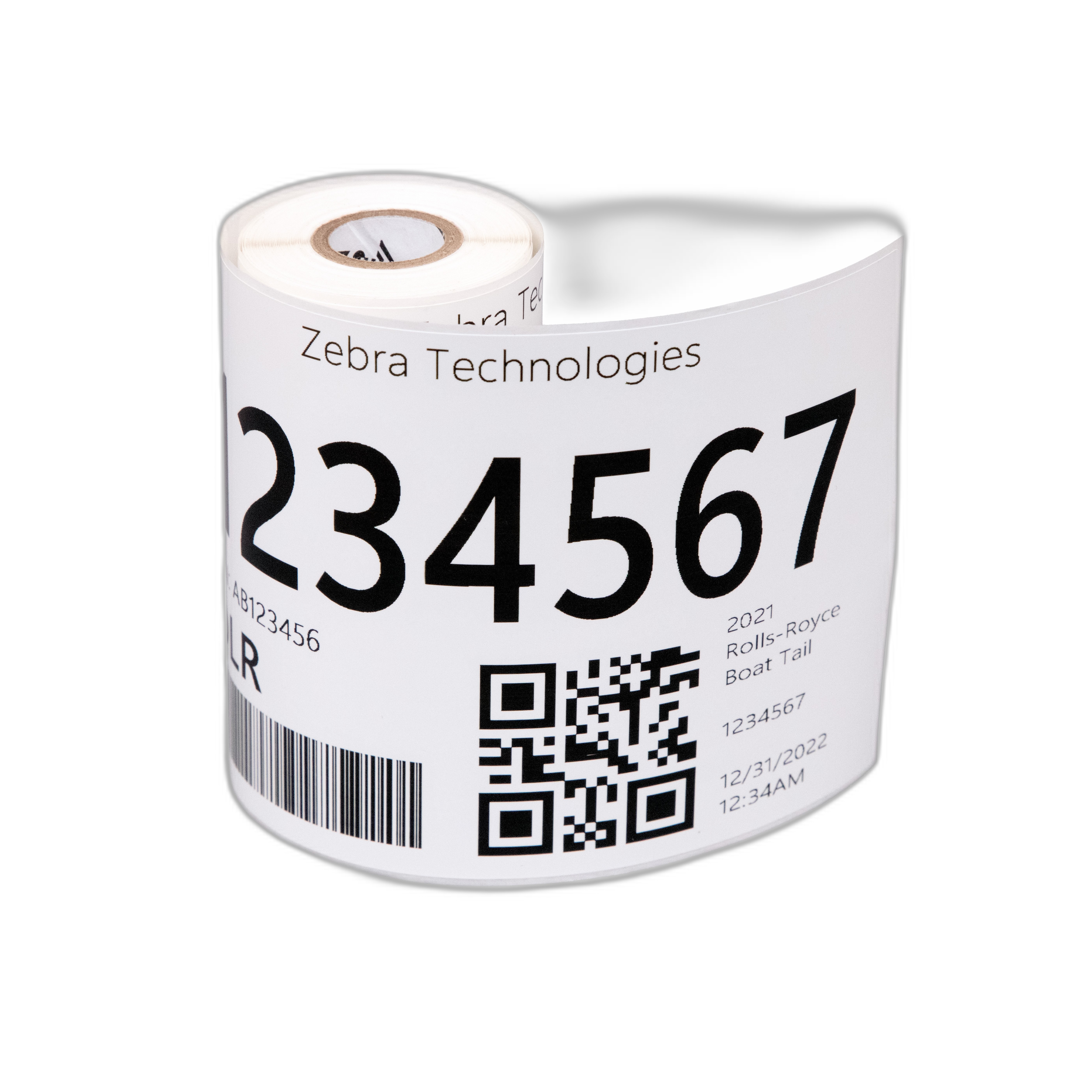 Label, Synthetic, 4x2in (101.6x50.8mm); DT, EnduraGuard 4000D, Coated, Acrylic, 0.75in (19.1mm) core, 50/roll, 1/box, plain SAMPLE